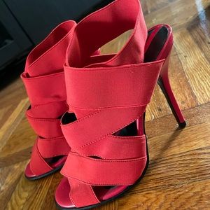 Zara stretch wrap shoe
